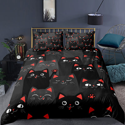 Juego de Funda Nórdica y Almohada Kitty Series