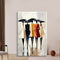 Cuadro Pintura al Óleo Abstracto Mujer Africana - Arte Moderno sin Marco
