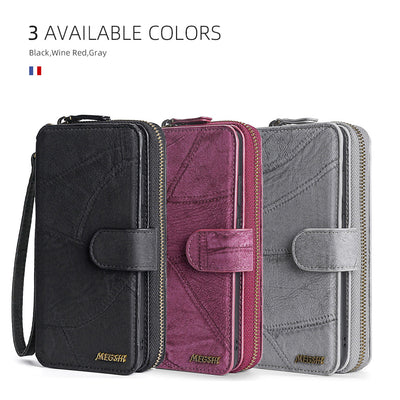 Funda de Cuero para Teléfono con Compartimentos para Tarjetas - Image 7