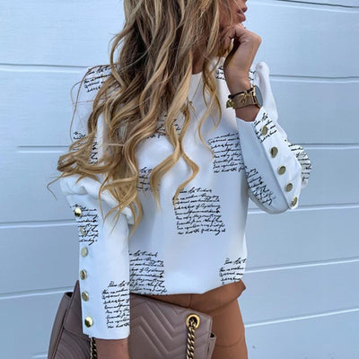 Camisa Estampada con Botones y Mangas Largas - Image 6