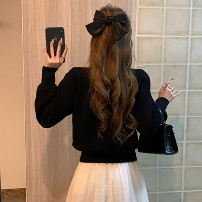 Suéter Abrigo Entallado con Cintura Ajustada para Mujer - Image 3