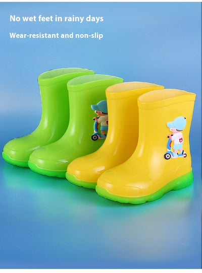 Botas de Lluvia Impermeables Desmontables para Niños con Suela Antideslizante - Image 24