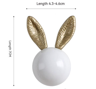 Tirador de Cerámica Conejo para Puertas y Cajones Infantiles - Diseño Minimalista Moderno - Image 18