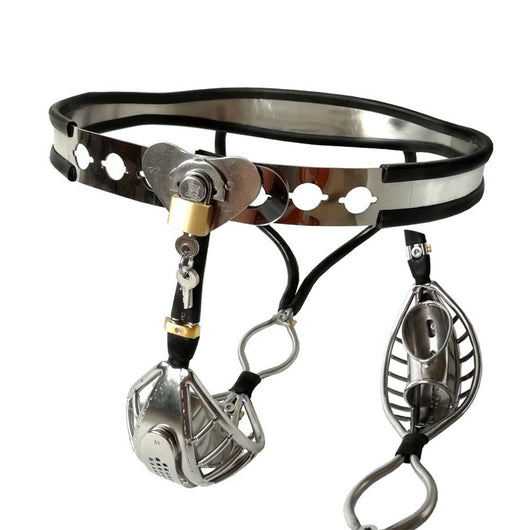 Cinturón de Castidad Rojo para Hombre - Diseño Elegante de una Pieza - Image 6