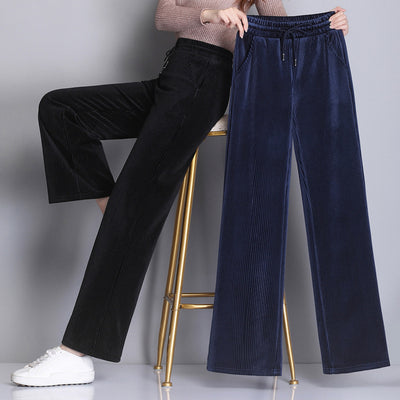 Pantalones Deportivos Holgados Plus Size con Forro Térmico - Image 13