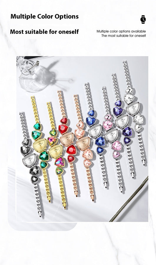 Reloj de Pulsera Mujer Lujo Cristal Diamante - Elegancia Light Luxury - Image 19