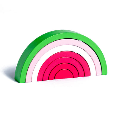 Bloques de Madera Rainbow con Rompecabezas Educativo para Niños - Image 6