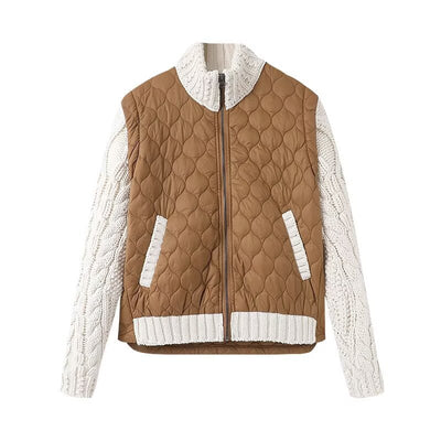 Chaqueta Acolchada de Algodón y Nylon para Mujer - Diseño Primavera - Image 3