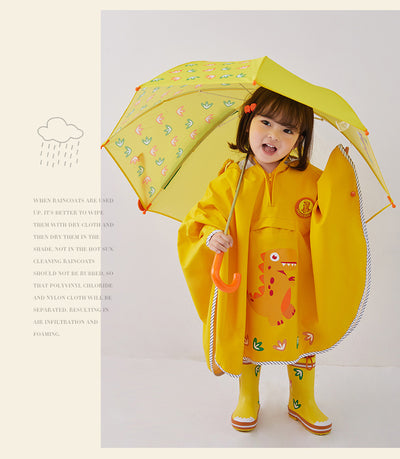 Impermeable Infantil Tipo Capa con Diseño de Dinosaurio - Image 21
