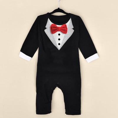 Mameluco Formal para Niño con Corbatín y Manga Larga - Image 10