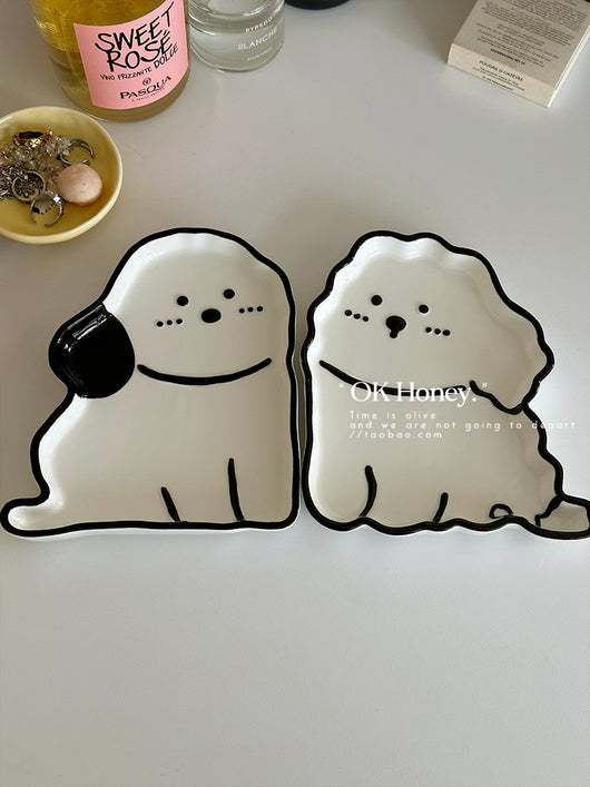 Plato de Cerámica Infantil con Diseño de Cachorro Adorable - Image 12