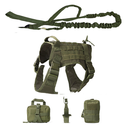 Chaleco Táctico para Perros Conjunto de 5 Piezas - Ropa de Protección Canina - Image 8