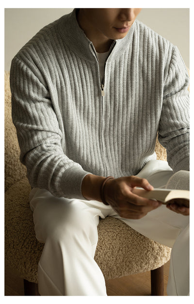 Cardigan con Cierre Casual para Hombre - Suéter Abrigo Versátil - Image 28