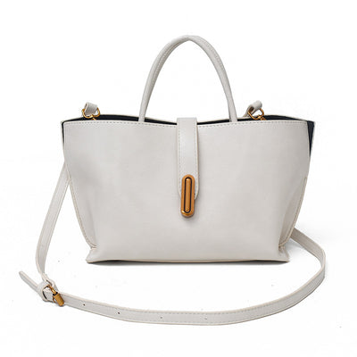 Bolso Bucket de Cuero Encerado Elegante y Portátil - Image 7