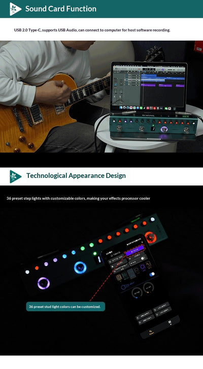 Procesador de Efectos Multiefectos para Guitarra Eléctrica - Image 12