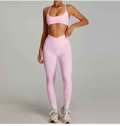 Pantalones Deportivos Cintura Alta Efecto Desnudo Mujer - Secado Rápido y Ajuste Perfecto - Image 21