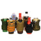 Set de Botellas Miniatura para Decoración de Bares y Fiestas Navideñas