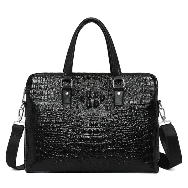 Maletín Ejecutivo para Hombre con Patrón Cocodrilo - Bolsa de Negocios y Computadora - Image 5