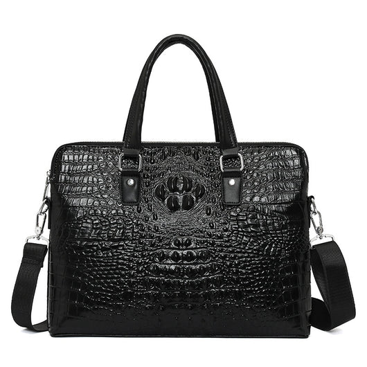 Maletín Ejecutivo para Hombre con Patrón Cocodrilo - Bolsa de Negocios y Computadora - Image 5
