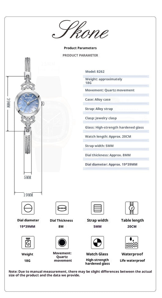 Reloj de Cuarzo Resistente al Agua para Mujer - Diseño Elegante y Minimalista - Image 6
