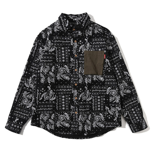 Camisa Retro Otoño Tendencia Campus Japonés Cashew - Image 8