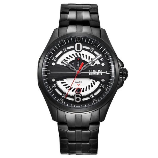 Reloj de Cuarzo Acero Inoxidable con Calendario - Elegancia Profesional - Image 9