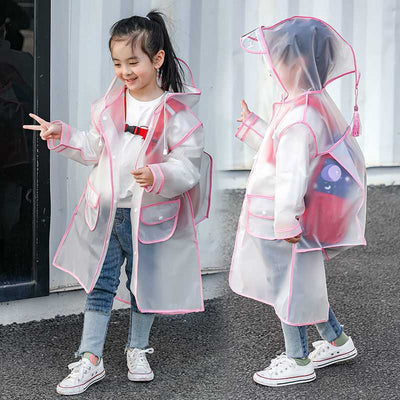 Poncho Impermeable Transparente para Niños - Image 12