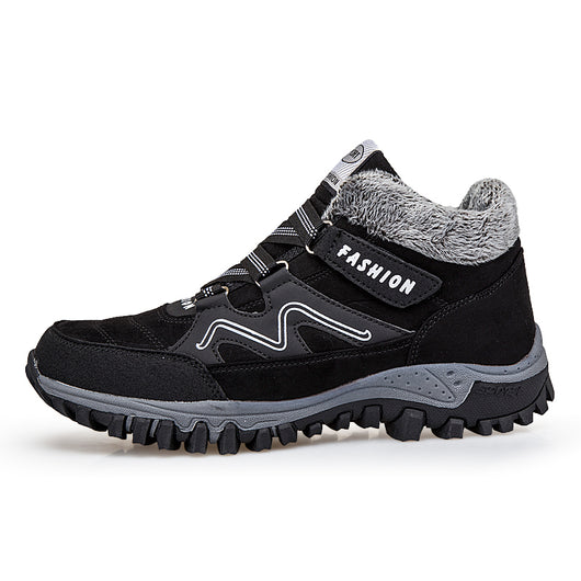 Zapatos de Algodón para Mujer con Forro de Terciopelo Cálido para la Nieve - Image 15