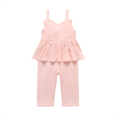 Overoles de Verano para Niñas en Algodón y Lino - Image 13