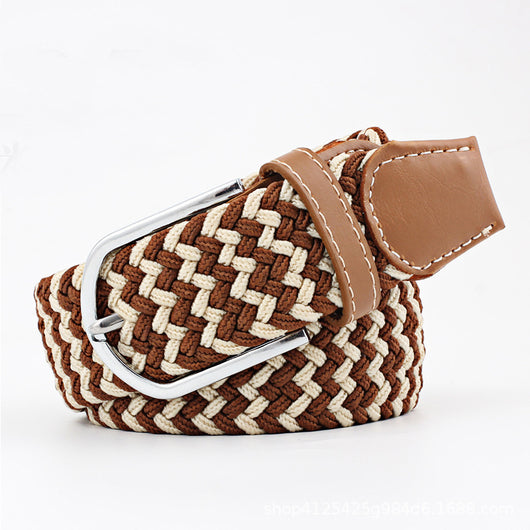 Cinturón Tejido Elástico Corrugado Multiuso Casual para Mujer - Image 6