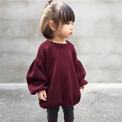 Blusa Infantil Primavera con Mangas Linterna - Colores Sólidos