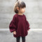 Blusa Infantil Primavera con Mangas Linterna - Colores Sólidos