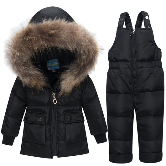 Conjunto de Abrigo Plumón Infantil Premium