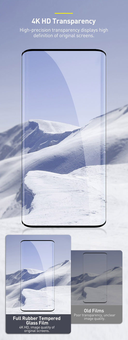 Protector de Pantalla Curvo Adhesivo Total para Mate40 Pro - Negro - Image 25