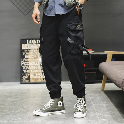 Pantalones Cargo de Algodón para Hombre - Estilo Casual Versátil - Image 8
