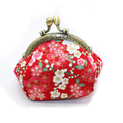 Monedero Artesanal de Tela Japonesa Estampada con Detalles en Oro - Image 25