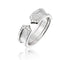 Couple Models Simple Letter C Ring Men And Women Trendy Plateado 6to8