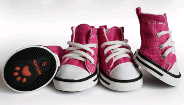 Zapatos Deportivos de Lona para Perros - Impermeables y Antideslizantes