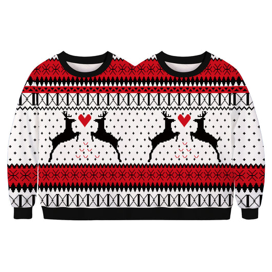 Pijama Navideño 3D para Parejas con Estampado Digital - Image 9
