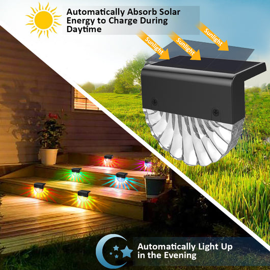 Luz Solar LED RGB para Escaleras Exterior - Iluminación Inteligente Jardín y Patio - Image 4
