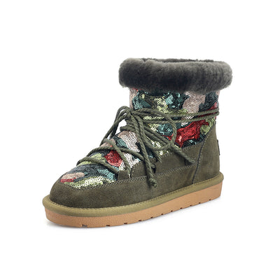 Botas de Nieve con Forro de Lana y Bandaje de Soporte - Image 24
