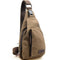 Mochila Deportiva Multifunción para Hombre - Bolsa Canvas con Bandolera Ajustable
