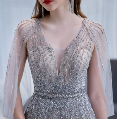 Vestido Elegante Slim de Lujo para Anfitriona - Image 9