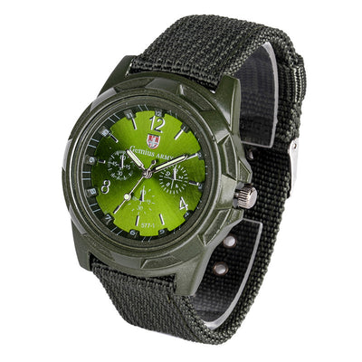 Reloj Táctico Militar Gemius Army Sport Esfera Redonda Movimiento Cuarzo Correa Nylon - Image 13