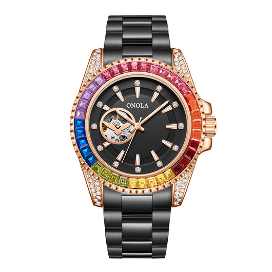 Reloj Automático para Hombre con Correa de Acero Inoxidable Macizo - Image 8