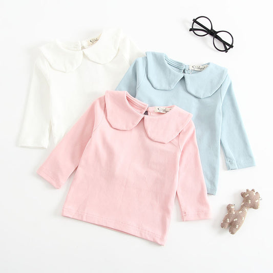 Blusa Profesional de Manga Larga y Cuello Solapa