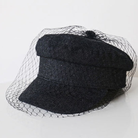 Gorra de Mezclilla con Malla para Mujer