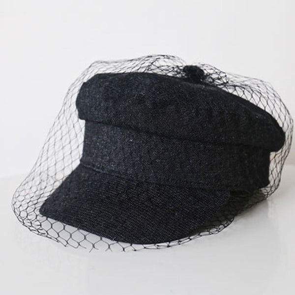Gorra de Mezclilla con Malla para Mujer