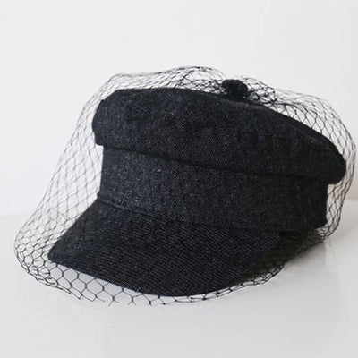 Gorra de Mezclilla con Malla para Mujer