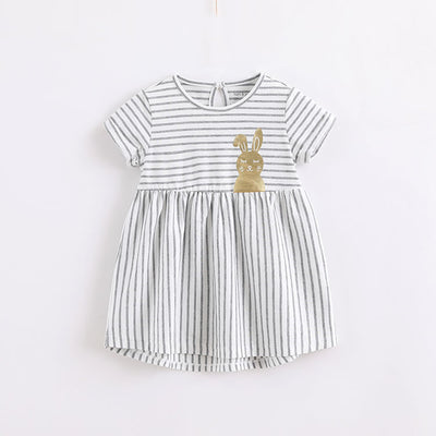 Vestido de Niña a Rayas Tejido en Telar - Image 10